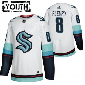 Dětské Hokejový Dres Seattle Kraken Cale Fleury 8 2021-22 Bílý Authentic